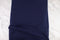 Blue Brushed Thermal Waffle Sweater Knit Fabric Remnant 3 yards